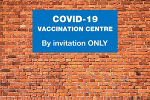 Covid-19 Vaccination Centre signage pvc banner for GP surgeries, designated vaccine sites, and Pharmacies